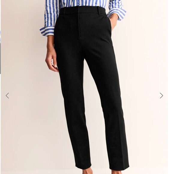 Boden Highgate Bi-Stretch Pants Black 6L NWT - Picture 4 of 13